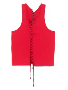 Yohji Yamamoto: Кружевная майка 