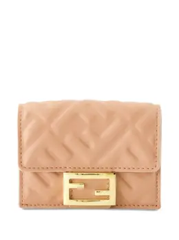 FENDI: Розовый кошелёк  Baguette