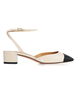 AQUAZZURA: Бежевые туфли 