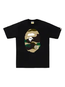 A BATHING APE®: Чёрная футболка 