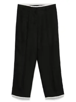 'S Max Mara: Чёрные брюки 