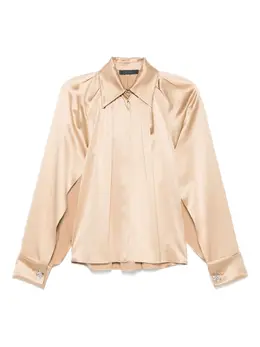Max Mara: Коричневая рубашка 