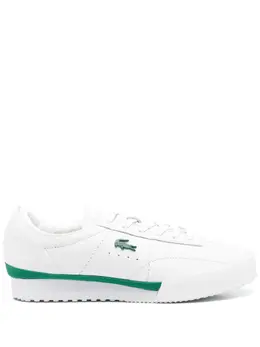 Lacoste: Белые кроссовки 