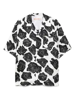 Marni: Белая рубашка 
