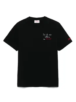 MC2 Saint Barth: Чёрная футболка 