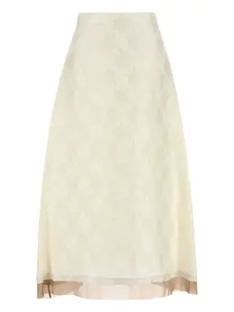FENDI: Жаккардовая юбка 