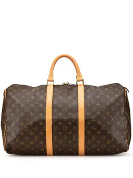 Louis Vuitton Pre-Owned: Коричневая дорожная сумка 
