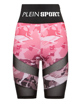 Plein Sport: Розовые легинсы 