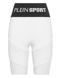 Plein Sport: Белые легинсы 
