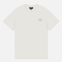 A.P.C.: Белая футболка  Rue Madame