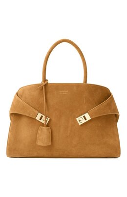 Ferragamo: Коричневая сумка 