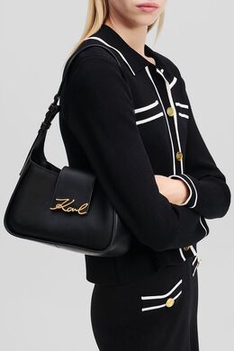 Karl Lagerfeld: Чёрная сумка  Signature