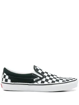 Vans: Чёрные мокасины  Classic Slip On