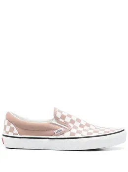 Vans: Бежевые мокасины  Classic Slip On