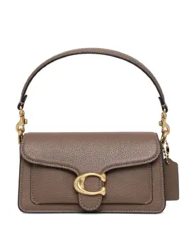 Coach: Коричневая сумка через плечо 
