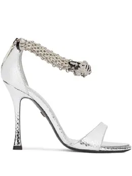 Roberto Cavalli: Серебристые сандалии 