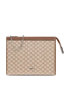 Max Mara: Бежевый клатч 
