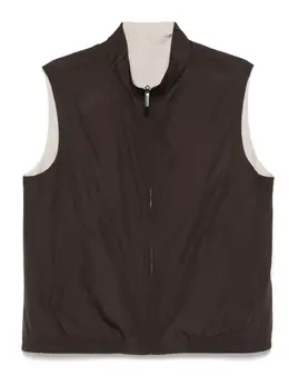 Canali: Коричневый жилет 