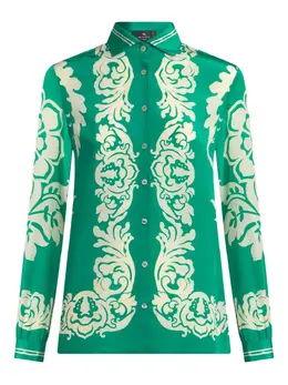 ETRO: Шёлковая рубашка 