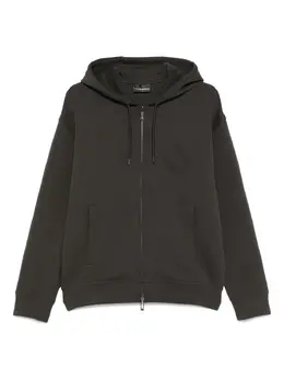 Emporio Armani: Чёрная толстовка 