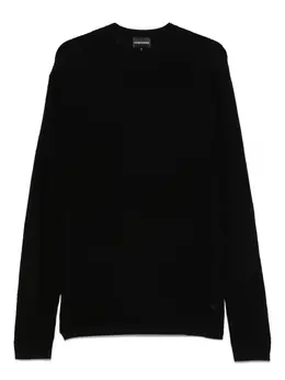 Emporio Armani: Чёрный свитер 