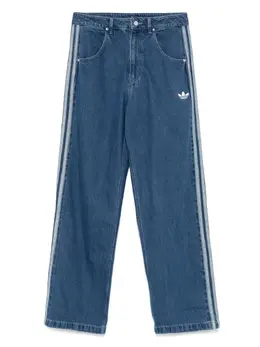 adidas: Голубые джинсы 