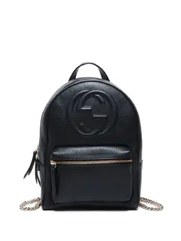 Gucci Pre-Owned: Чёрный рюкзак 