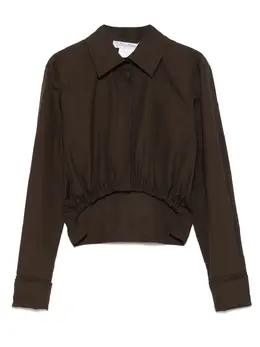 Max Mara: Коричневая рубашка 