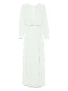 Elisabetta Franchi: Платье с оборками 