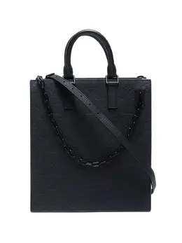 Louis Vuitton Pre-Owned: Чёрная сумка-шоппер 