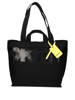 DKNY: Чёрная сумка-шоппер 