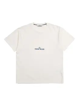 Stone Island: Футболка с принтом 