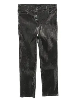 CHANEL Pre-Owned: Тёмные брюки 