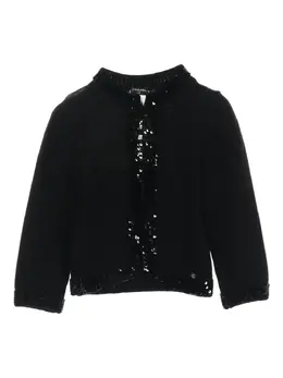 CHANEL Pre-Owned: Кардиган с блёстками 