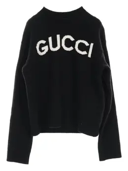 Gucci Pre-Owned: Чёрный свитер 