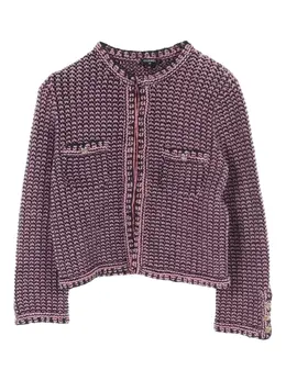 CHANEL Pre-Owned: Твидовый кардиган 