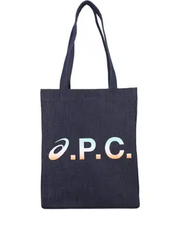 A.P.C.: Сумка-шоппер с принтом 