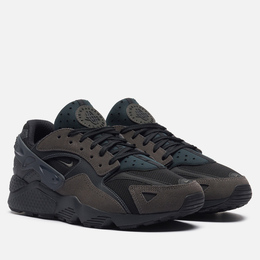 Nike: Чёрные кроссовки  Air Huarache