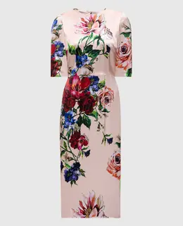 Dolce&Gabbana: Бежеві сукні 