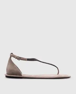 Brunello Cucinelli: Серые сандалии 
