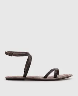 Brunello Cucinelli: Серые сандалии 