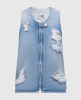 Maison Margiela MM6: Блакитні жилети 