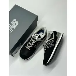New Balance: Чёрные кроссовки  574