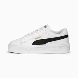 PUMA: Белые кеды  Smash