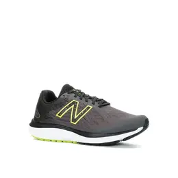 New Balance: Серые кроссовки 