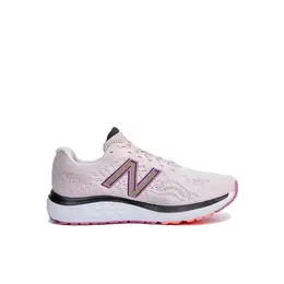 New Balance: Розовые кроссовки 