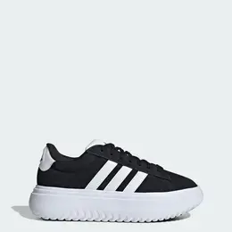 adidas: Чёрные кроссовки  Grand Court