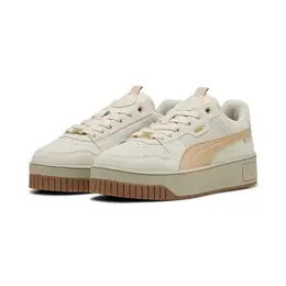 PUMA: Бежевые кеды  Carina