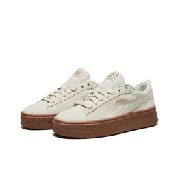 PUMA: Бежевые кеды  Smash