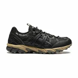 ASICS: Чёрные кроссовки  Gel